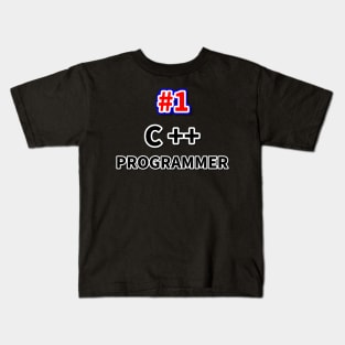 Number one C++ programmer Kids T-Shirt